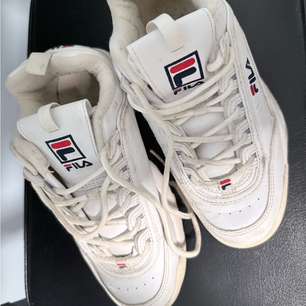 Fila White Athletic Shoes - Picture 2 of 5